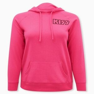 Torrid Hot Pink Graphic Hoodie